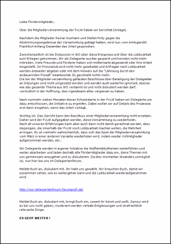 FvLW Fördermitglieder