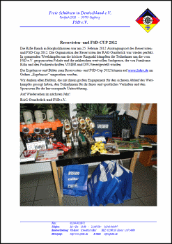 Reservisten- und FSD-CUP 2012