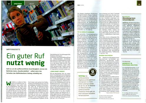 Ein guter Ruf nutz wenig